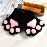 Soft Kitten Paw Warm Gloves